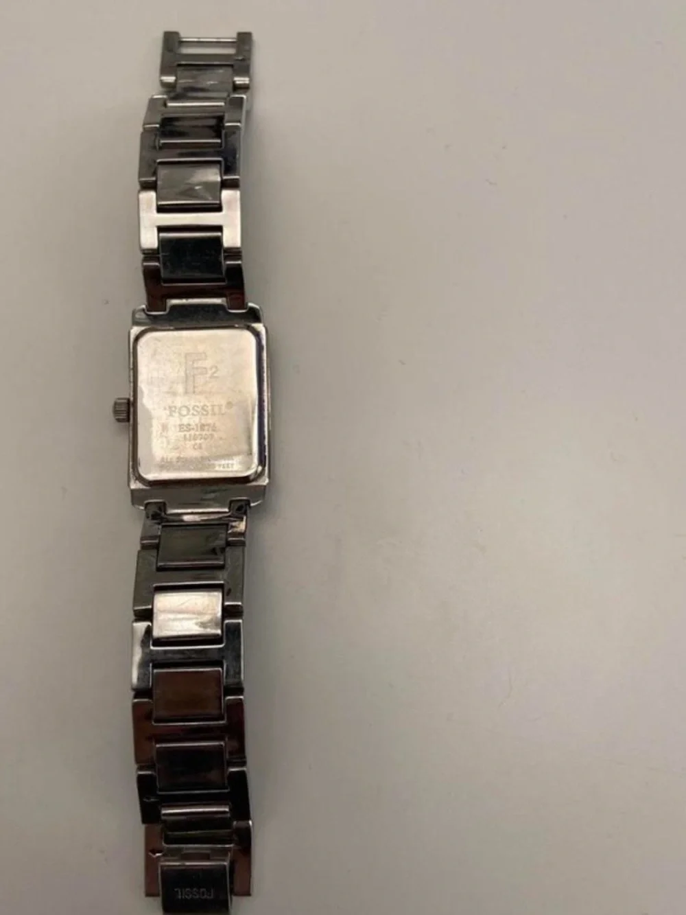 Fossil Wearable silver wristwatch